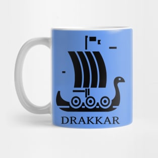 Vikings Drakkar Skandinavian Mug